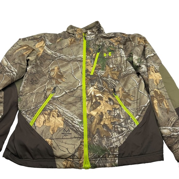 Under Armour Storm Mens Medium Scent Control Camo Jacket Hunting
